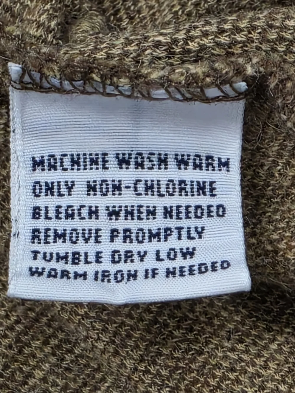 Polo Golf Ralph Lauren Men’s S Brown Herringbone Alpaca Blend 1/4 Zip
